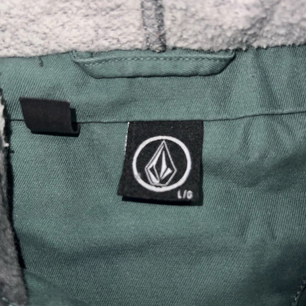 teal volcom zip up hoodie